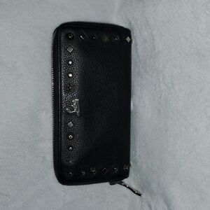 Christian Louboutin Panettone Zip-Around Studded Wallet